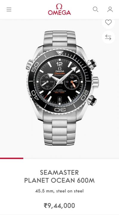 Omega Seamaster Planet Ocean Quartz Japan
