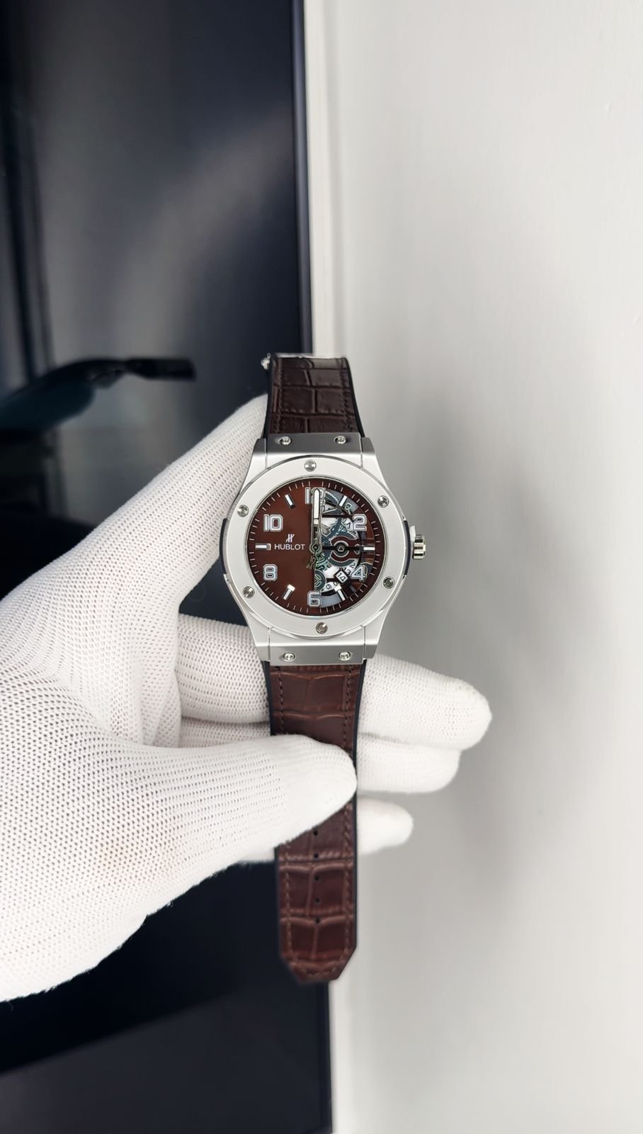hublot leather