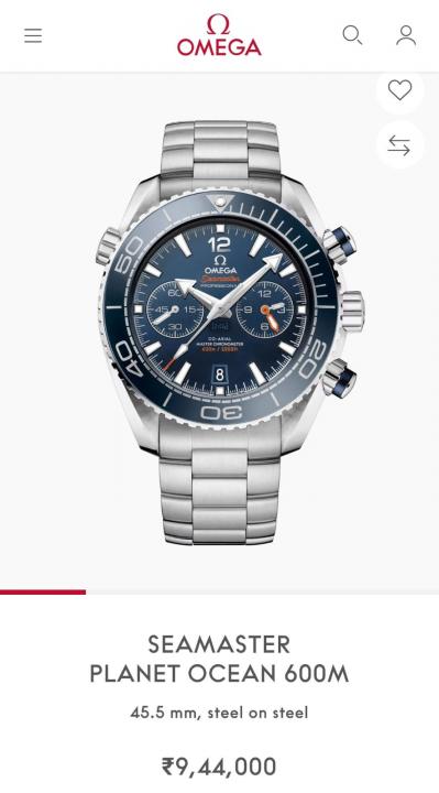 Omega Seamaster Planet Ocean Quartz Japan