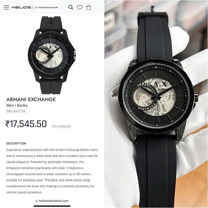 ARMANI EXCHANGE MENS WATCH