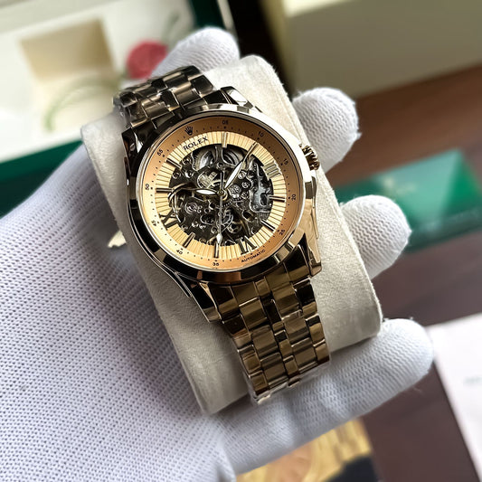 Rolex Auto Gold White watch